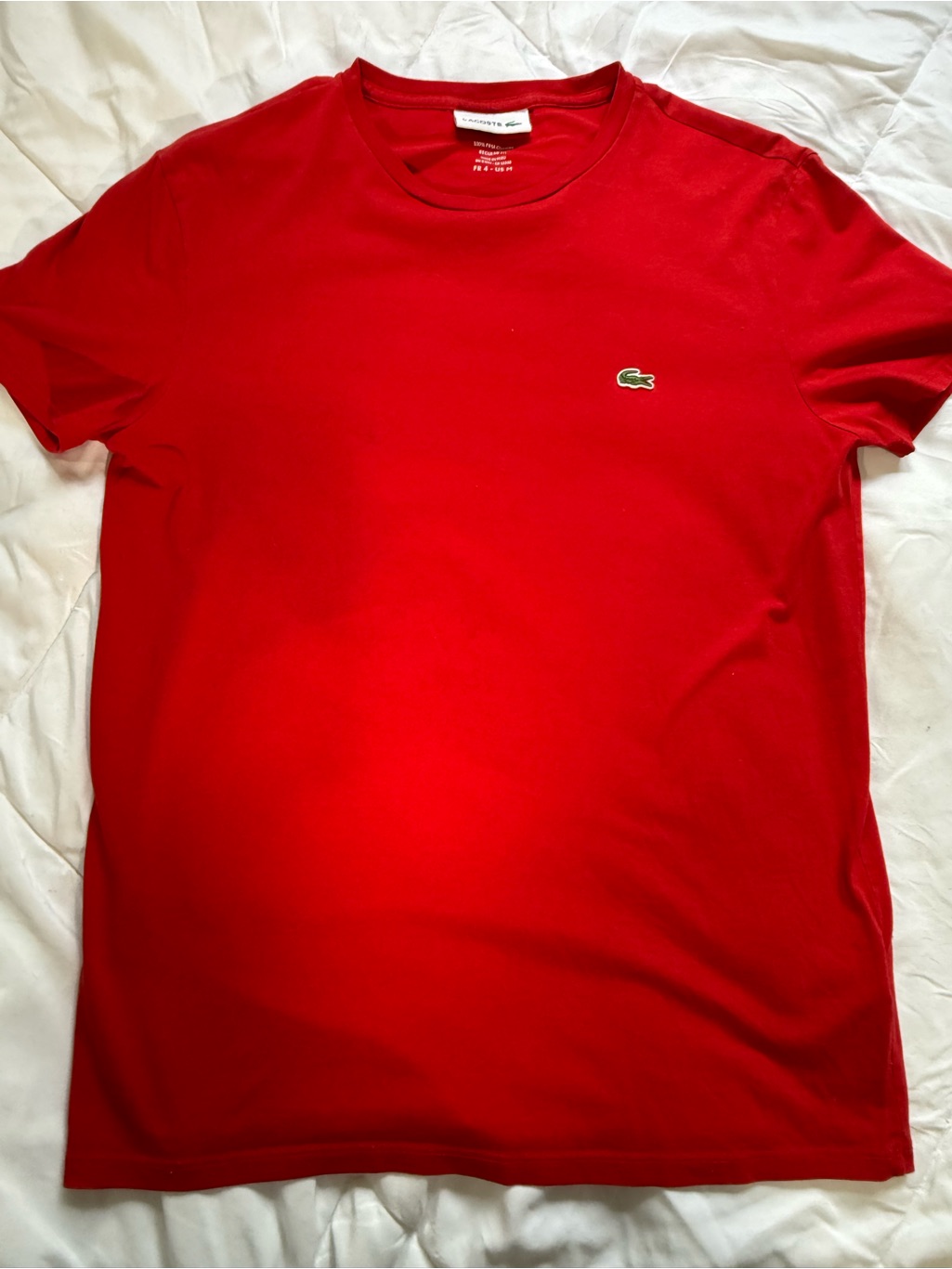 Lacoste Red Short Sleeve